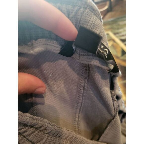 Athleta Joggers Women's 16 Grey Printed Farallon Cotton Drawstring Lounge Pant - Picture 6 of 6